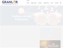 Tablet Screenshot of granlar.com.br